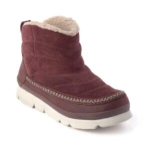 Manitobah Waterproof Pacific Insulated Puffer Boots - Burgundy